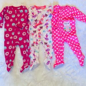 12M girls Simple Joys onesies